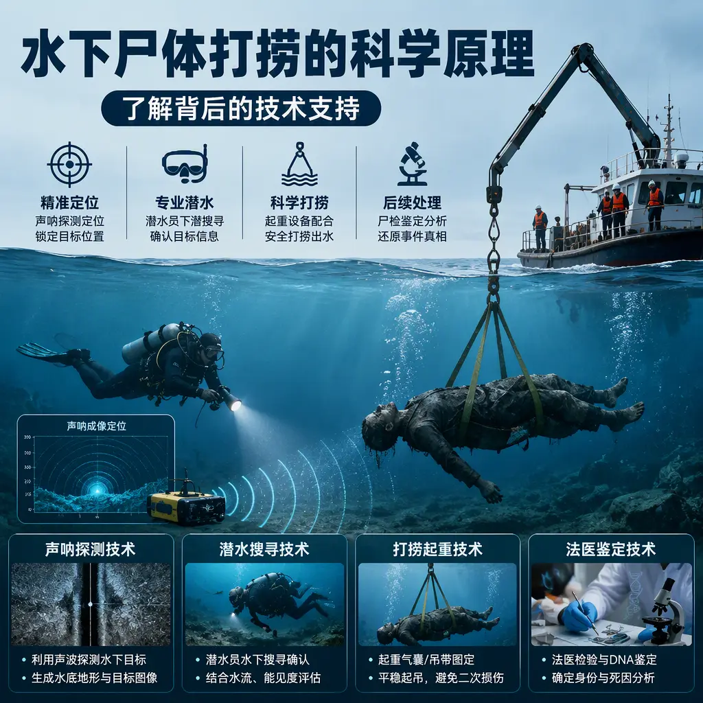 江苏水下尸体打捞的科学原理，了解背后的技术支持